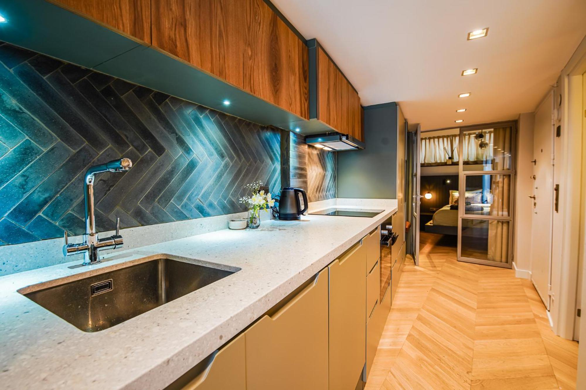 Designer In Art District With Terrace Garden Apartment Istanbul